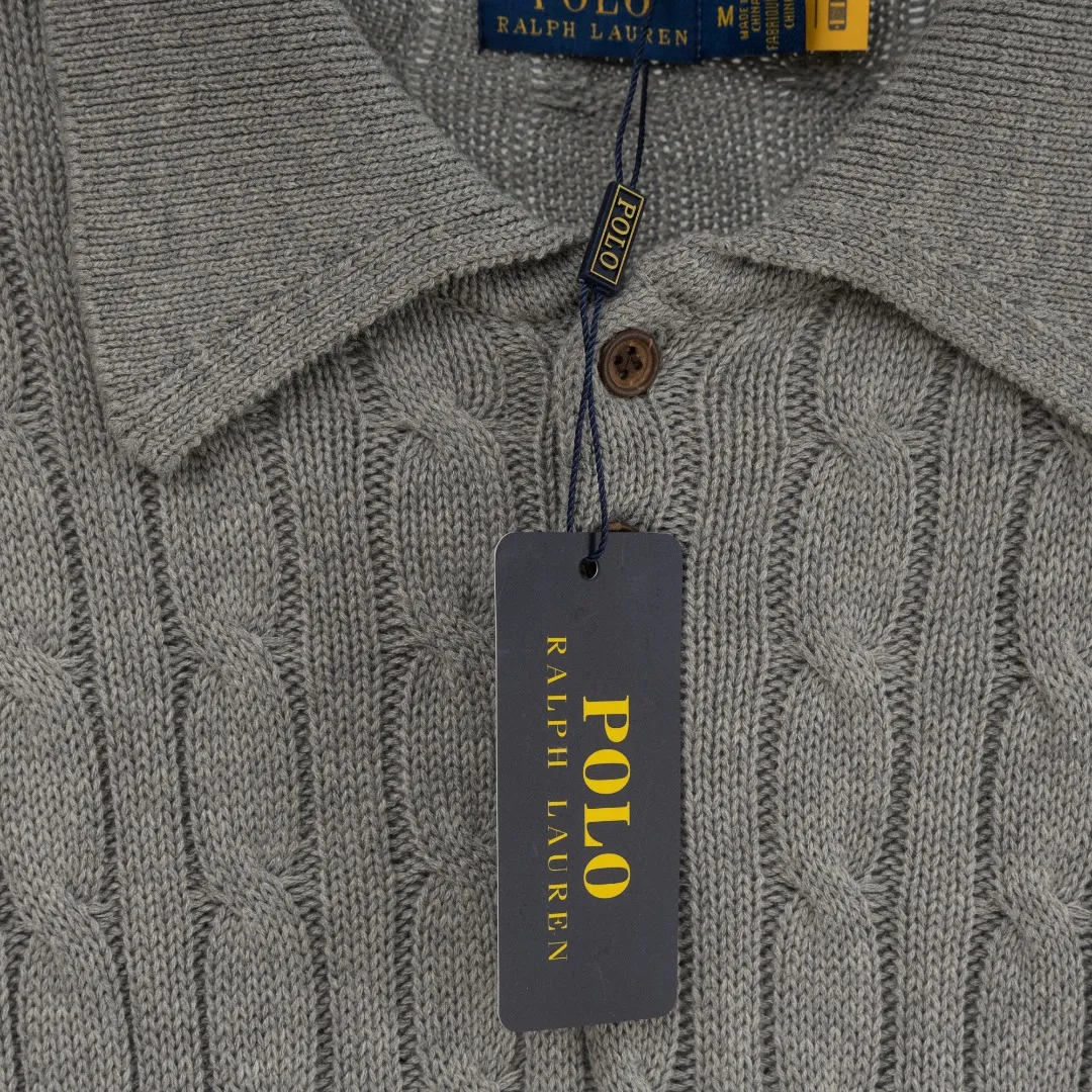 P300 top version (different currencies) You can scan the code to enter the official website Style: Ralph Lauren POLO Ralph Lauren small label embroidery knitted old money style lapel long-sleeved POLO Color: Picture color Size: S-XL Fabric: Pure cotton Accessories: Full set of customized accessories No gender distinction, same style for men and women